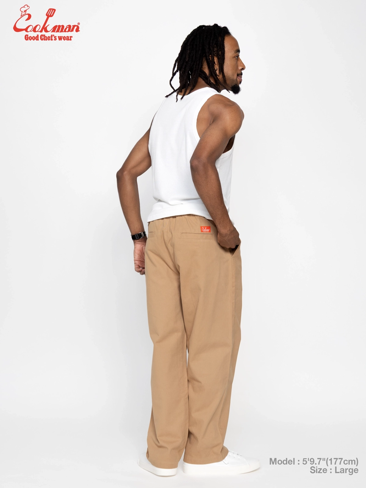 �إ�ơ����磻�ɥѥ�� Heritage Wide Pants Heavy Twill Beige