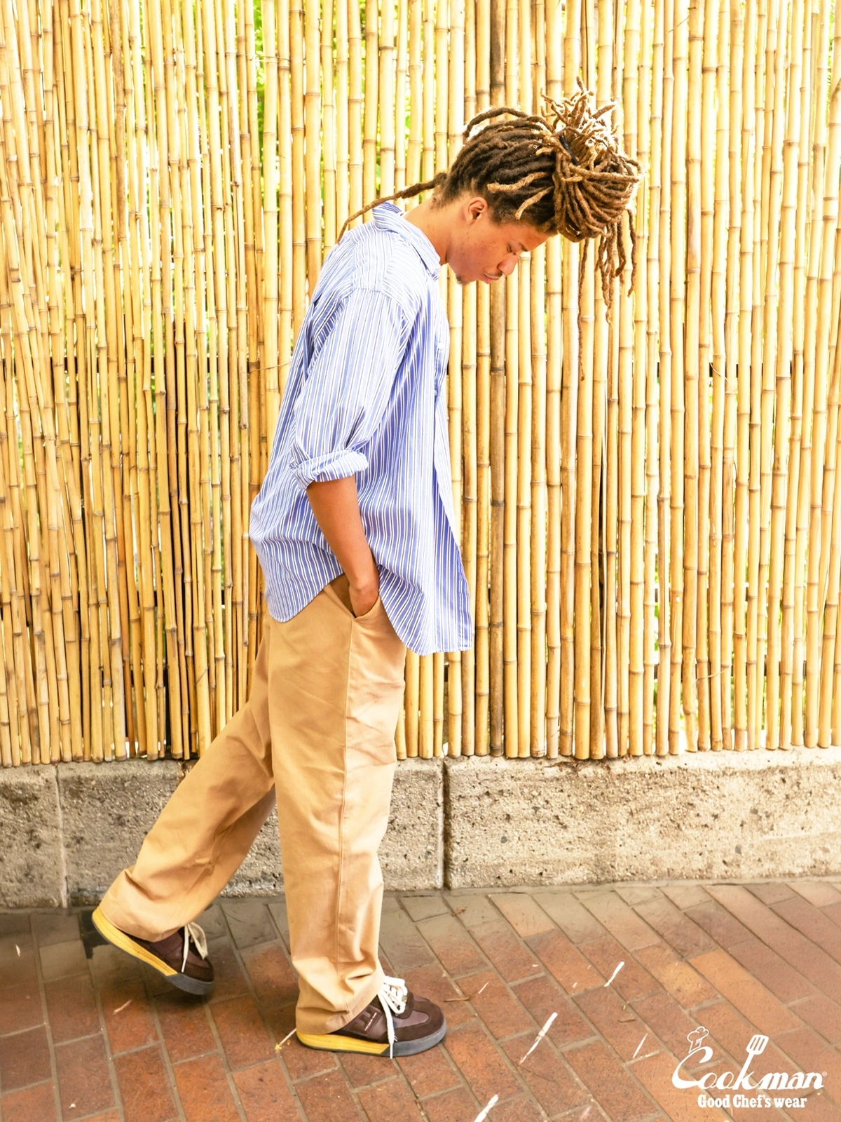 �إ�ơ����磻�ɥѥ�� Heritage Wide Pants Heavy Twill Beige