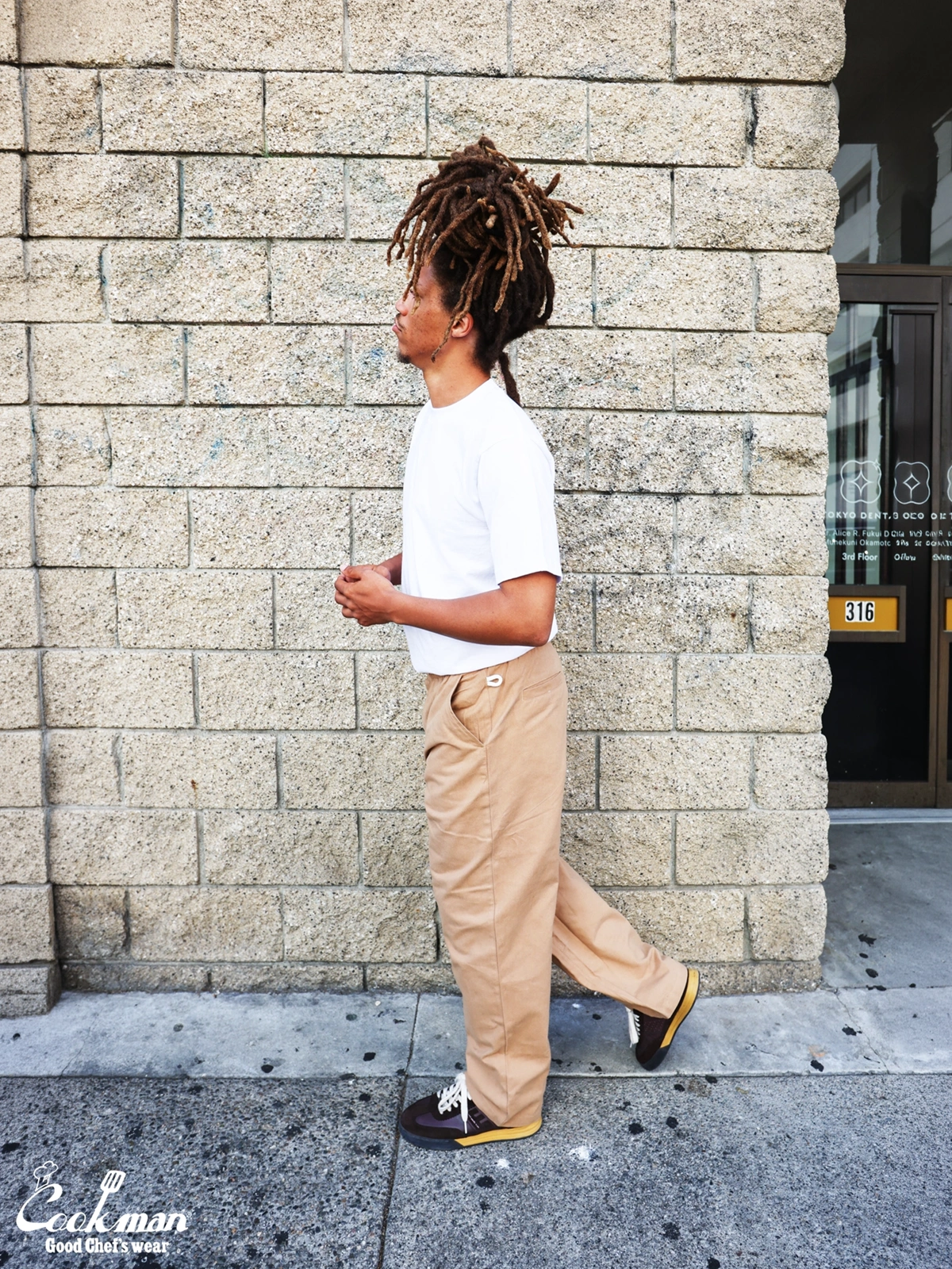 �إ�ơ����磻�ɥѥ�� Heritage Wide Pants Heavy Twill Beige