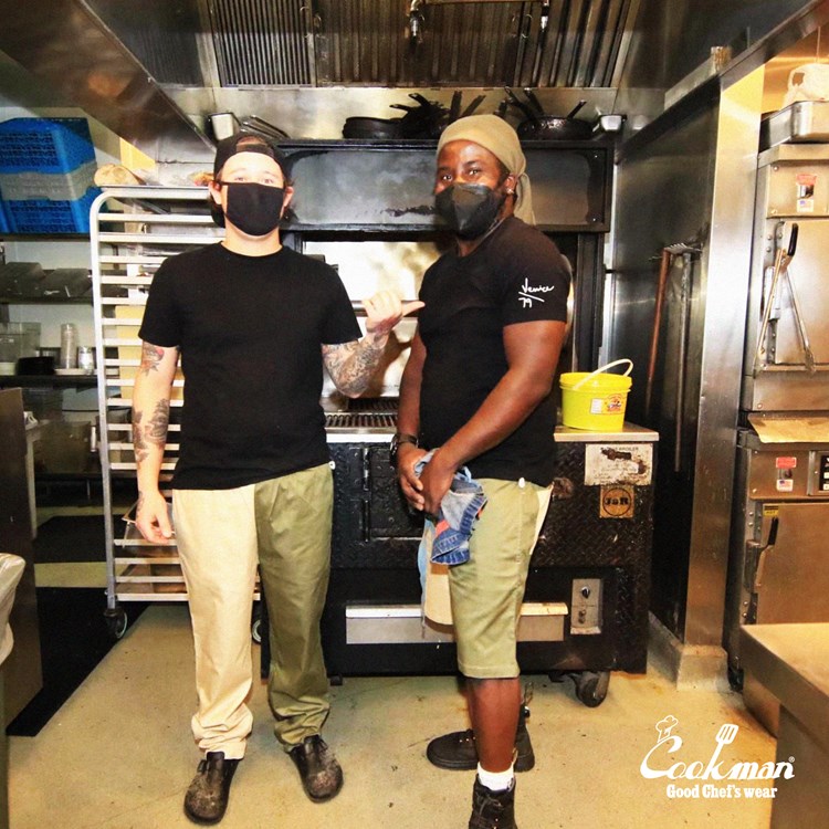 �����եѥ�� Chef Pants Short Crazy Pattern Field