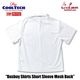 ����� Busboy Shirts Short Sleeve Mesh Back White