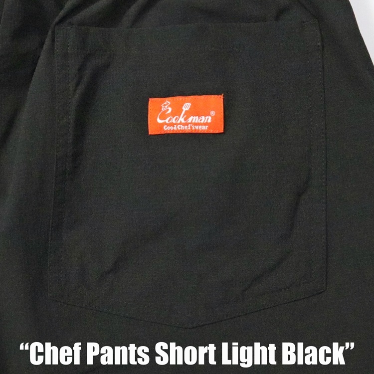 եѥ Chef Pants Short Light Black