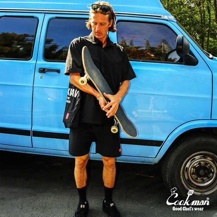 եѥ Chef Pants Short Light Black
