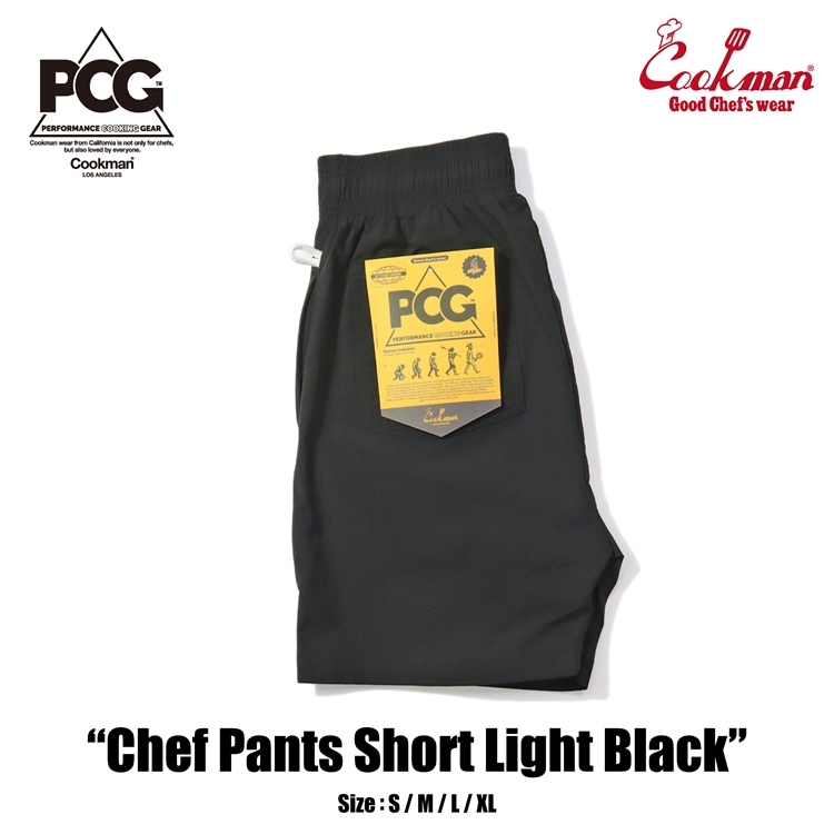 եѥ Chef Pants Short Light Black