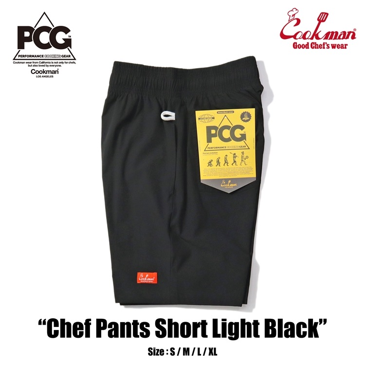 եѥ Chef Pants Short Light Black