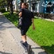 եѥ Chef Pants Short Light Black