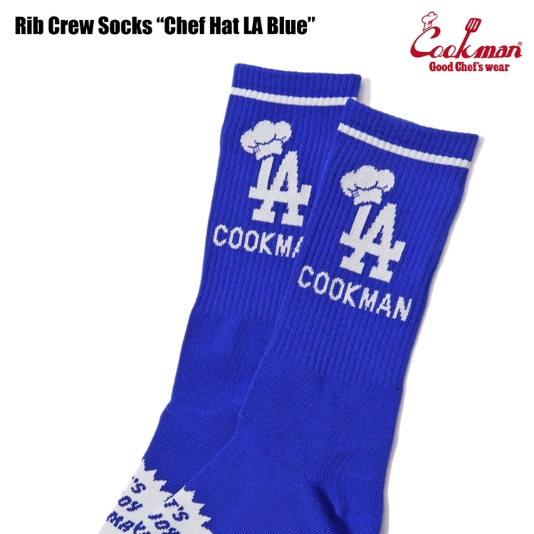 å Rib Crew Socks Chef Hat LA Blue