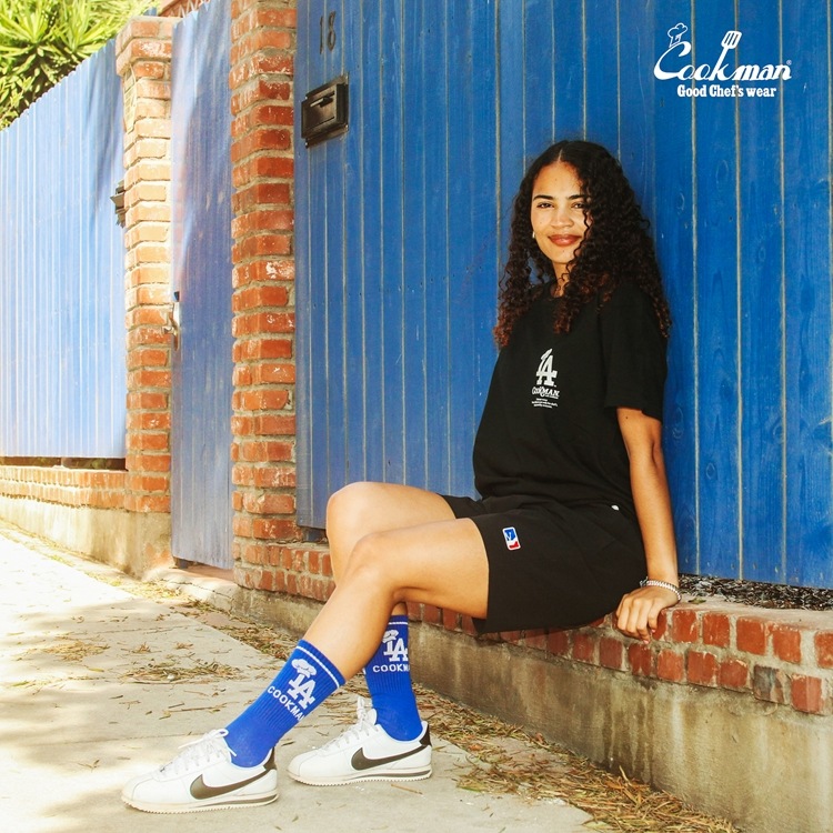 å Rib Crew Socks Chef Hat LA Blue