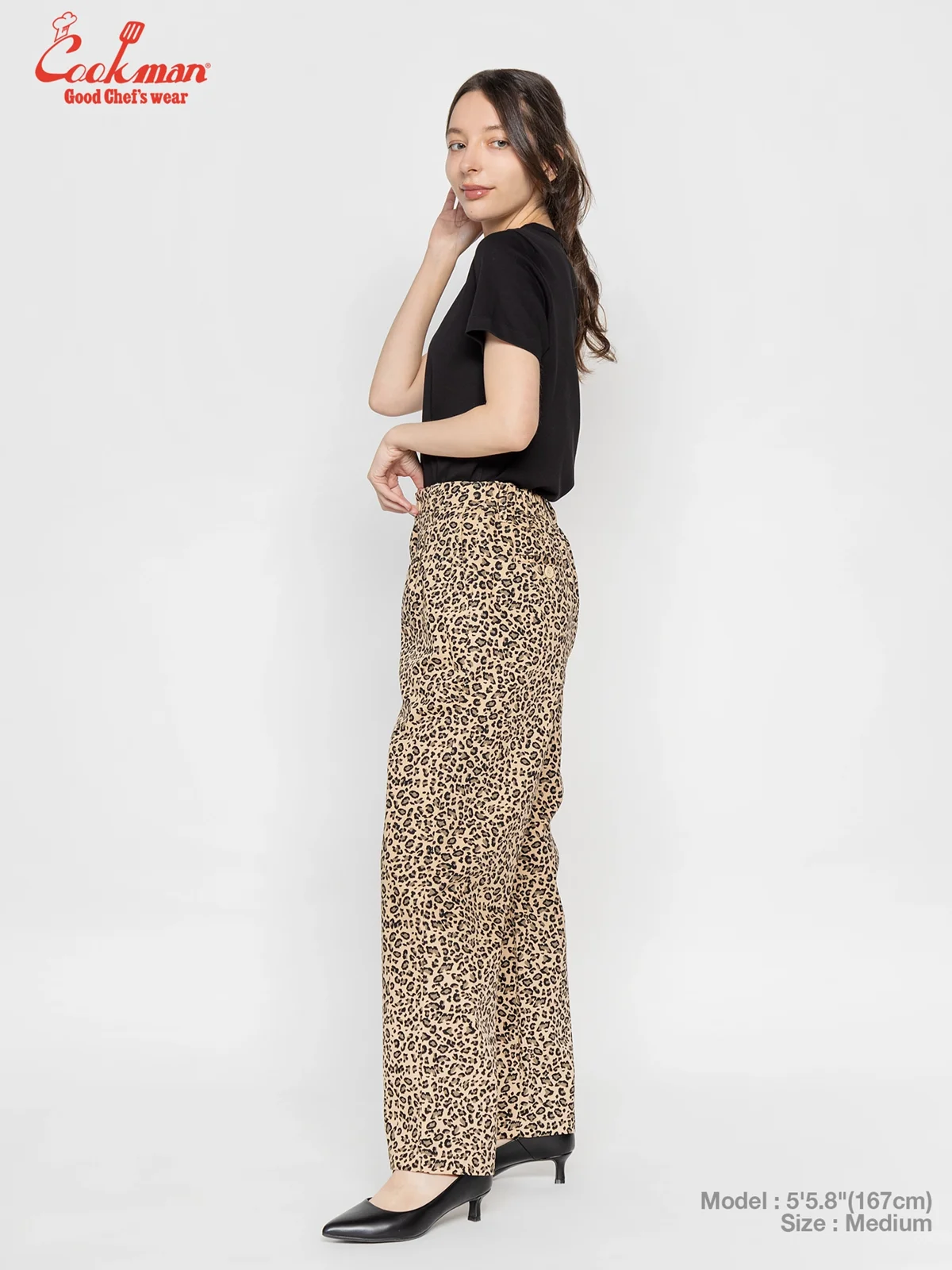�롼�����ѥ�� Lucy Pants Leopard Beige