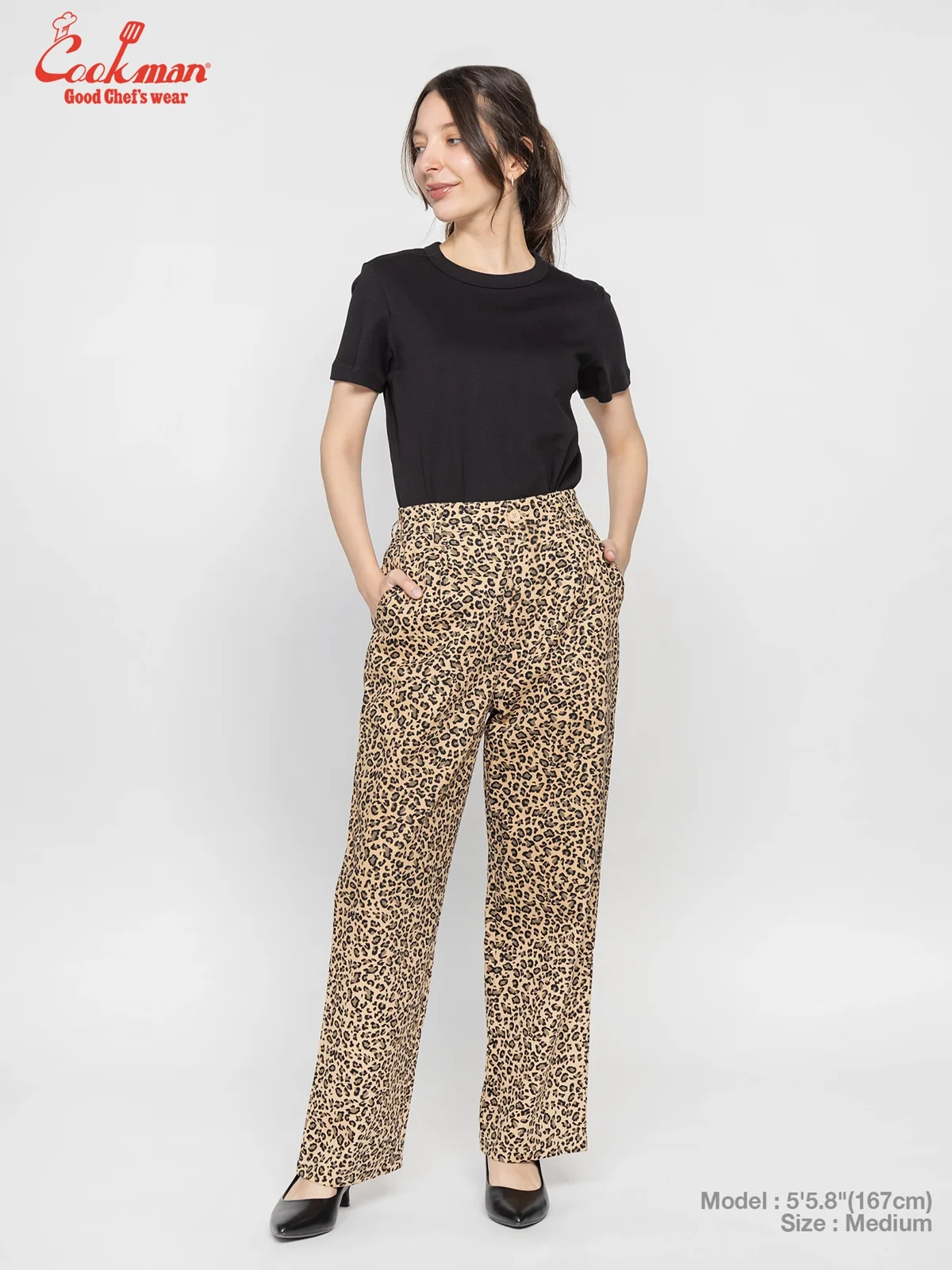 �롼�����ѥ�� Lucy Pants Leopard Beige