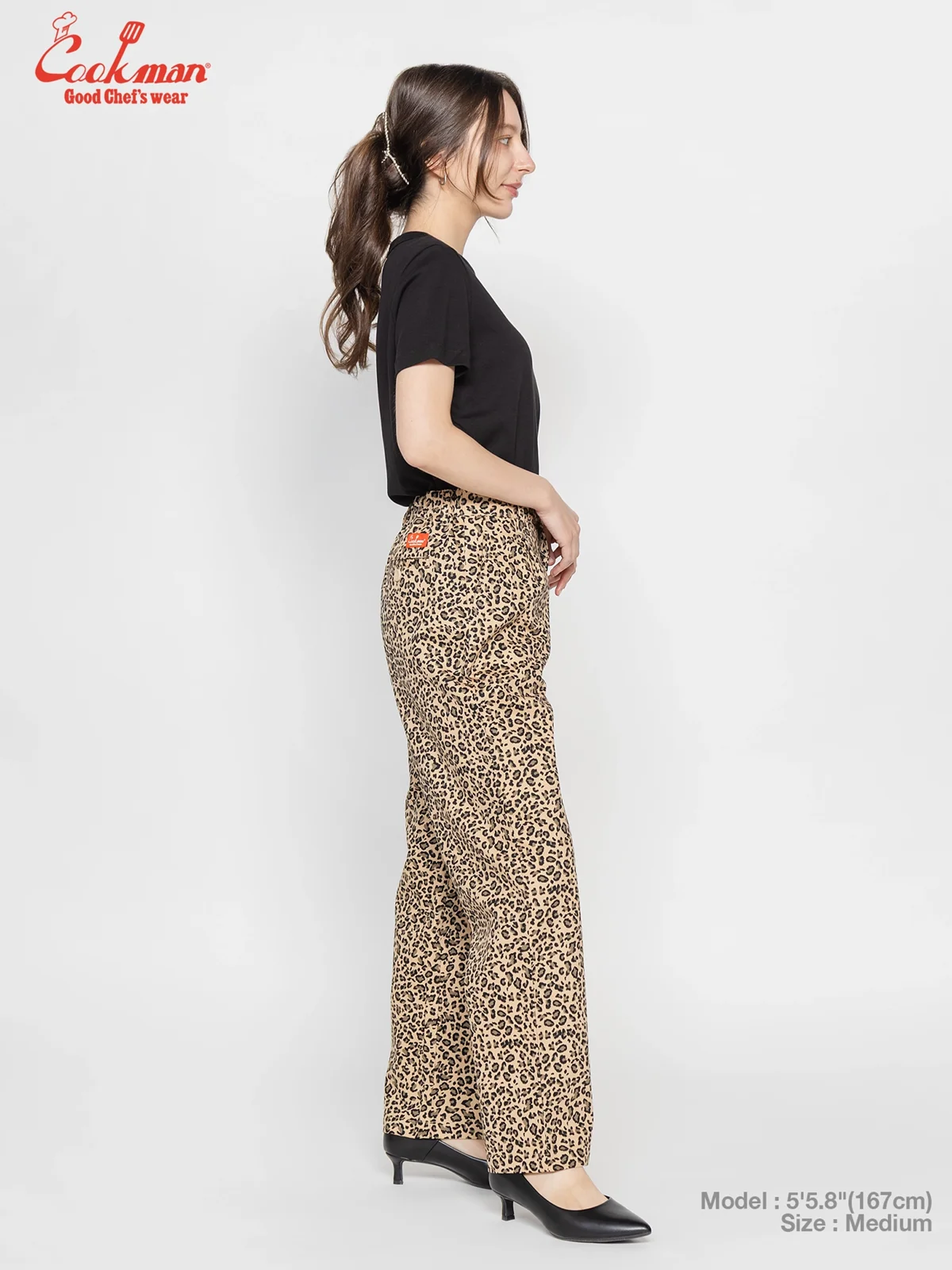 �롼�����ѥ�� Lucy Pants Leopard Beige