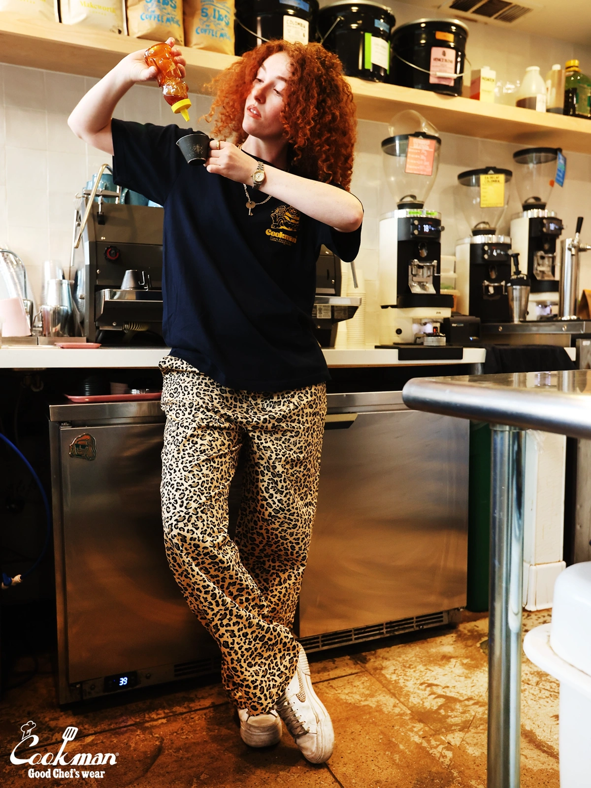 �롼�����ѥ�� Lucy Pants Leopard Beige