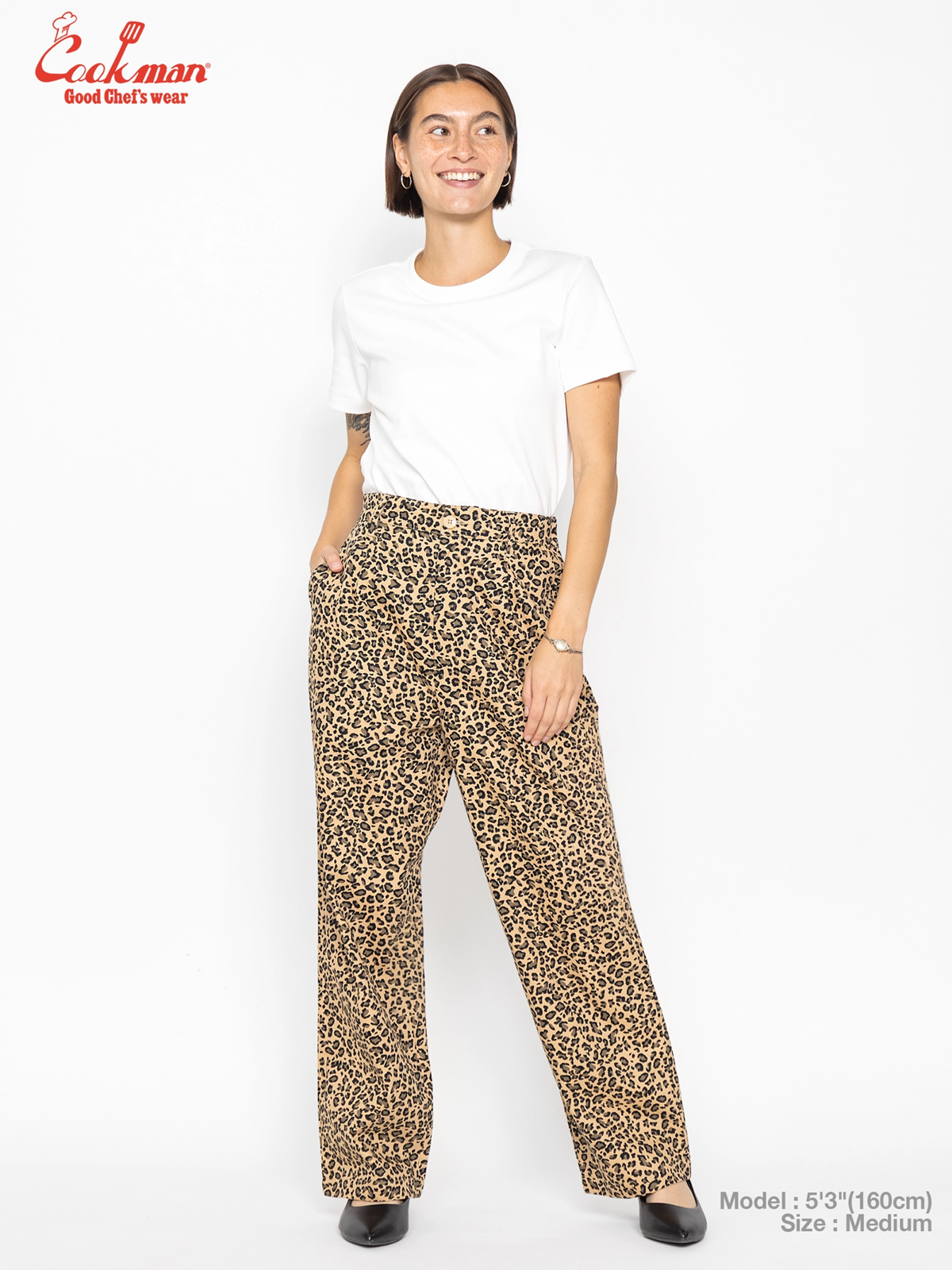 �롼�����ѥ�� Lucy Pants Leopard Beige