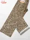 �롼�����ѥ�� Lucy Pants Leopard Beige