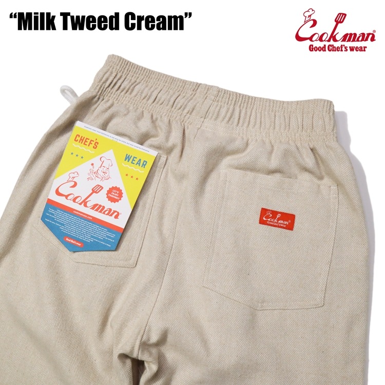 �����եѥ�� Chef Pants Milk Tweed Cream