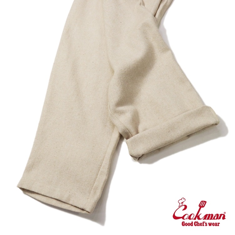 �����եѥ�� Chef Pants Milk Tweed Cream