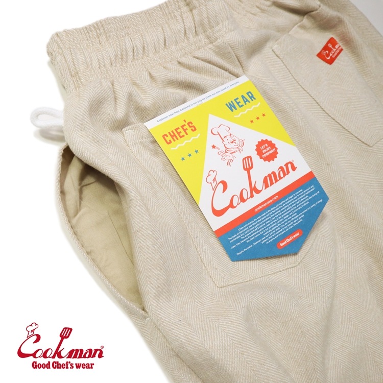 �����եѥ�� Chef Pants Milk Tweed Cream