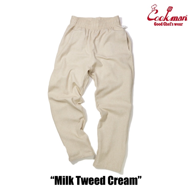 �����եѥ�� Chef Pants Milk Tweed Cream