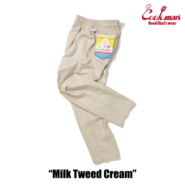 �����եѥ�� Chef Pants Milk Tweed Cream
