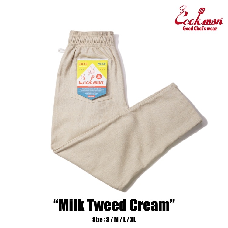 �����եѥ�� Chef Pants Milk Tweed Cream