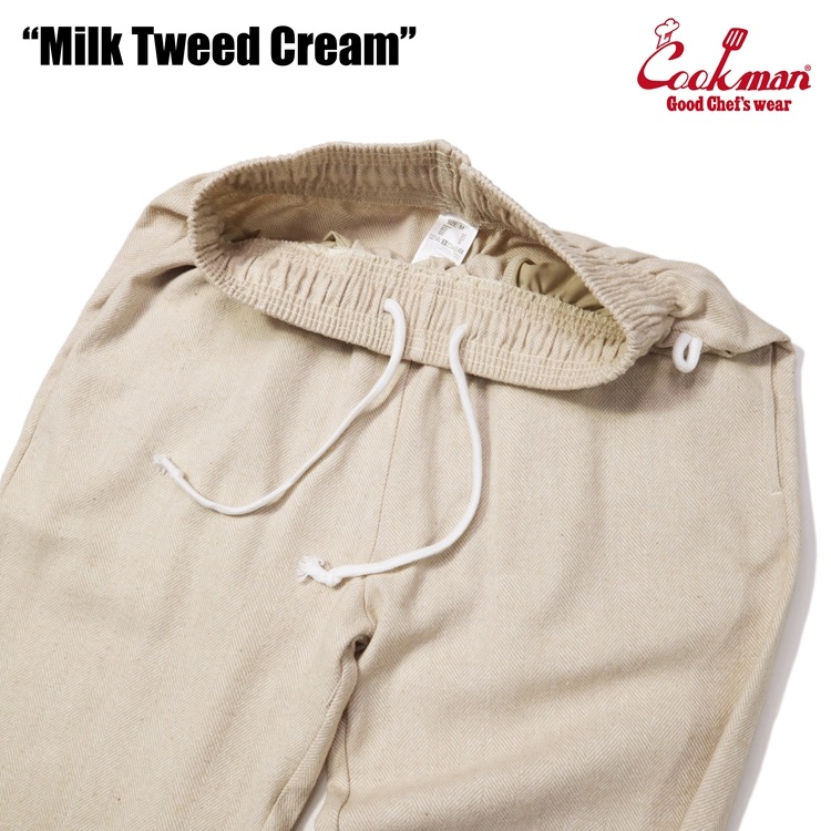 �����եѥ�� Chef Pants Milk Tweed Cream