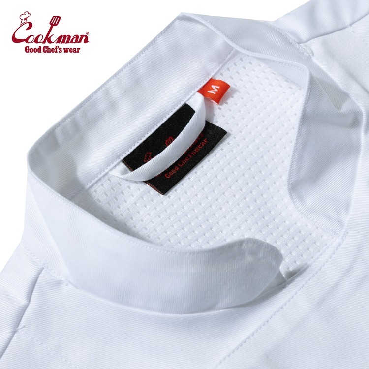 �����ե����� Chef Coat Short Sleeve Vented White