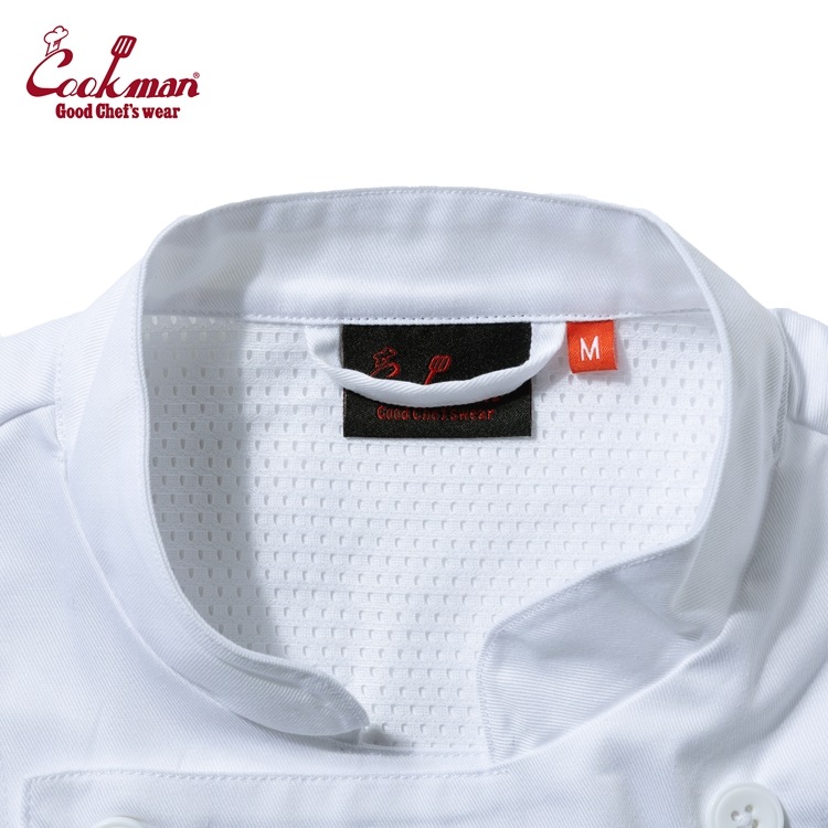 �����ե����� Chef Coat Short Sleeve Vented White