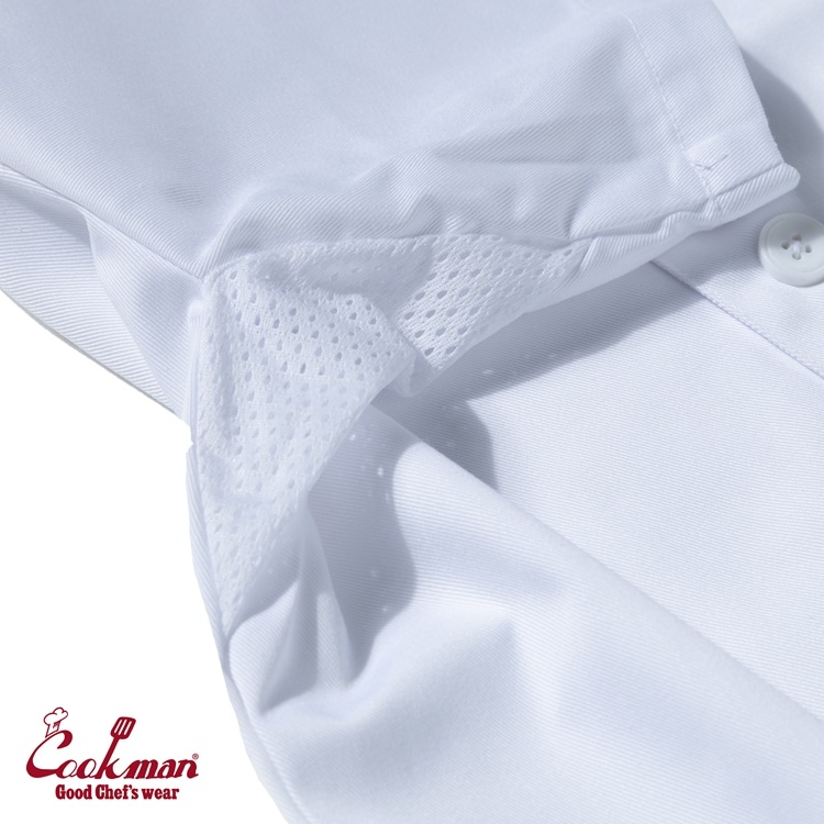 �����ե����� Chef Coat Short Sleeve Vented White