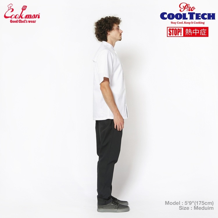 �����ե����� Chef Coat Short Sleeve Vented White