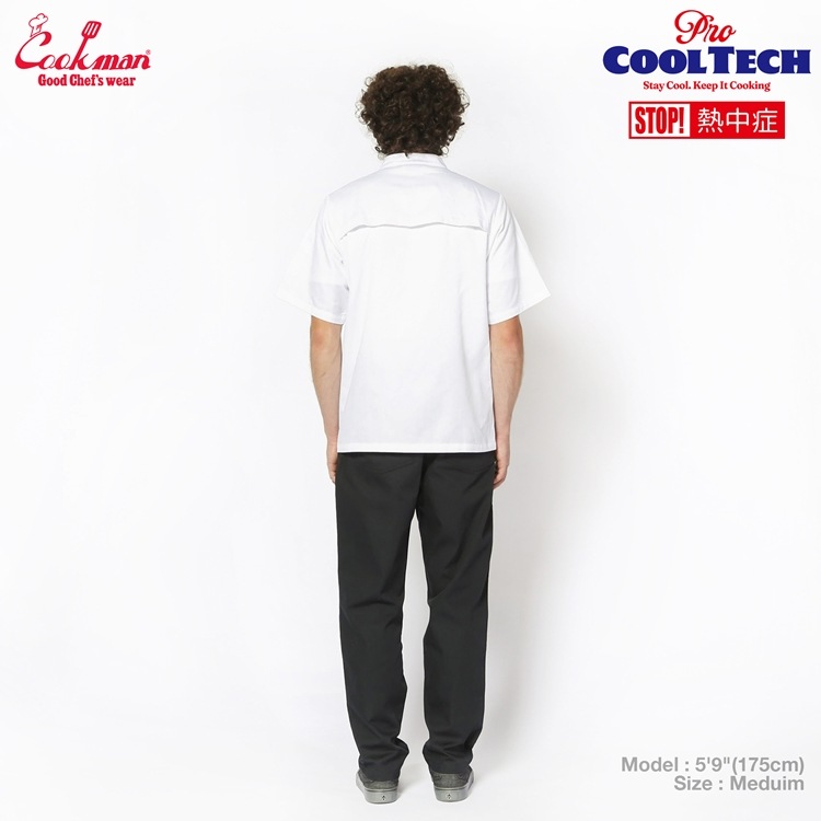 �����ե����� Chef Coat Short Sleeve Vented White