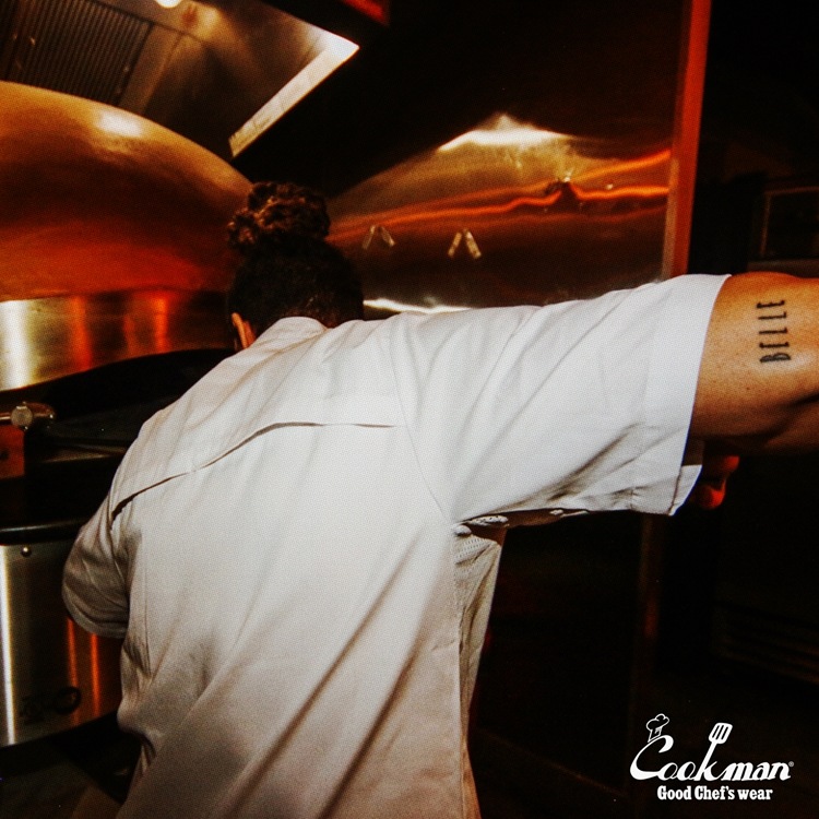 �����ե����� Chef Coat Short Sleeve Vented White