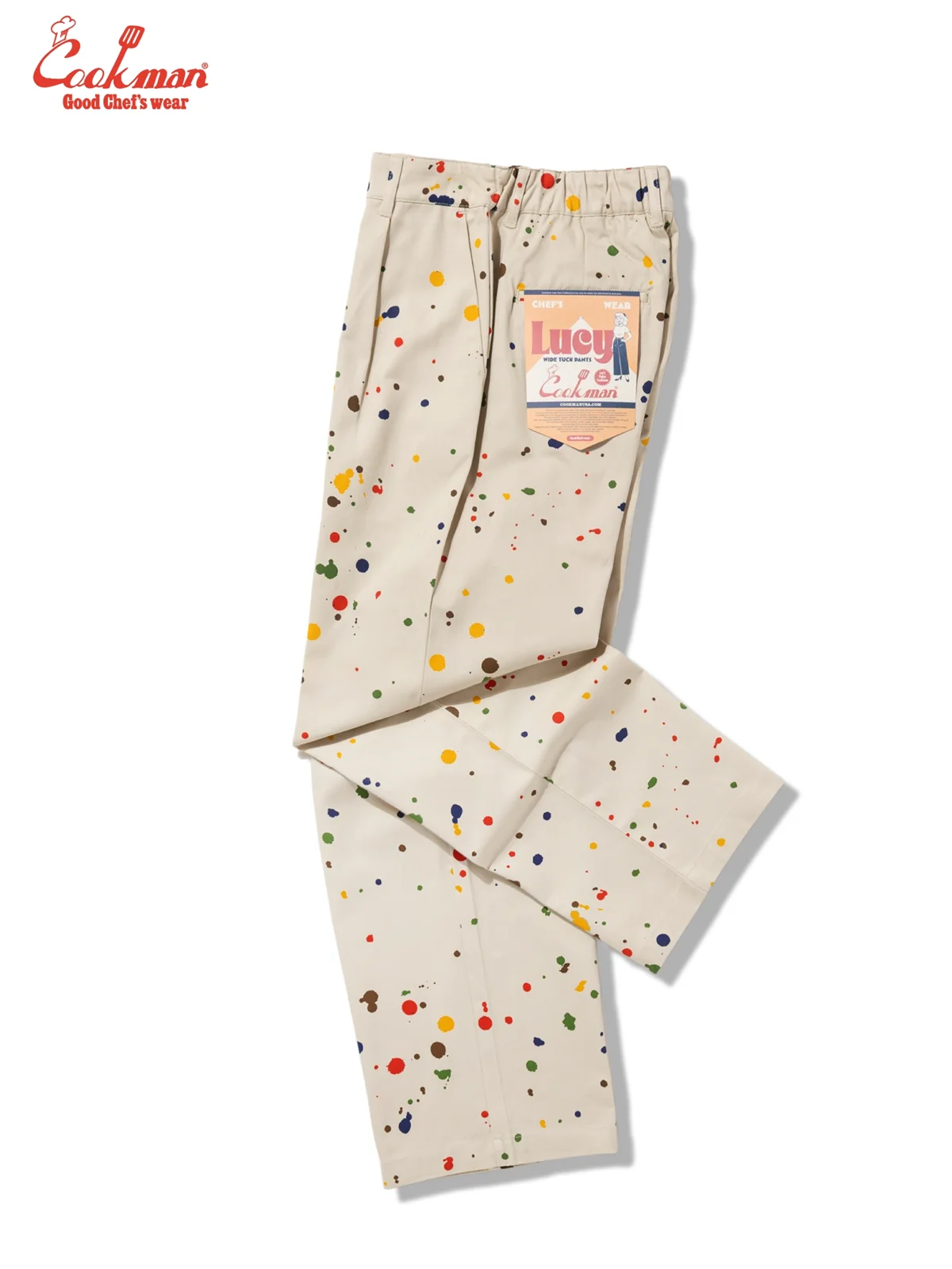 �롼�����ѥ�� Lucy Pants Sauce Splash Beige
