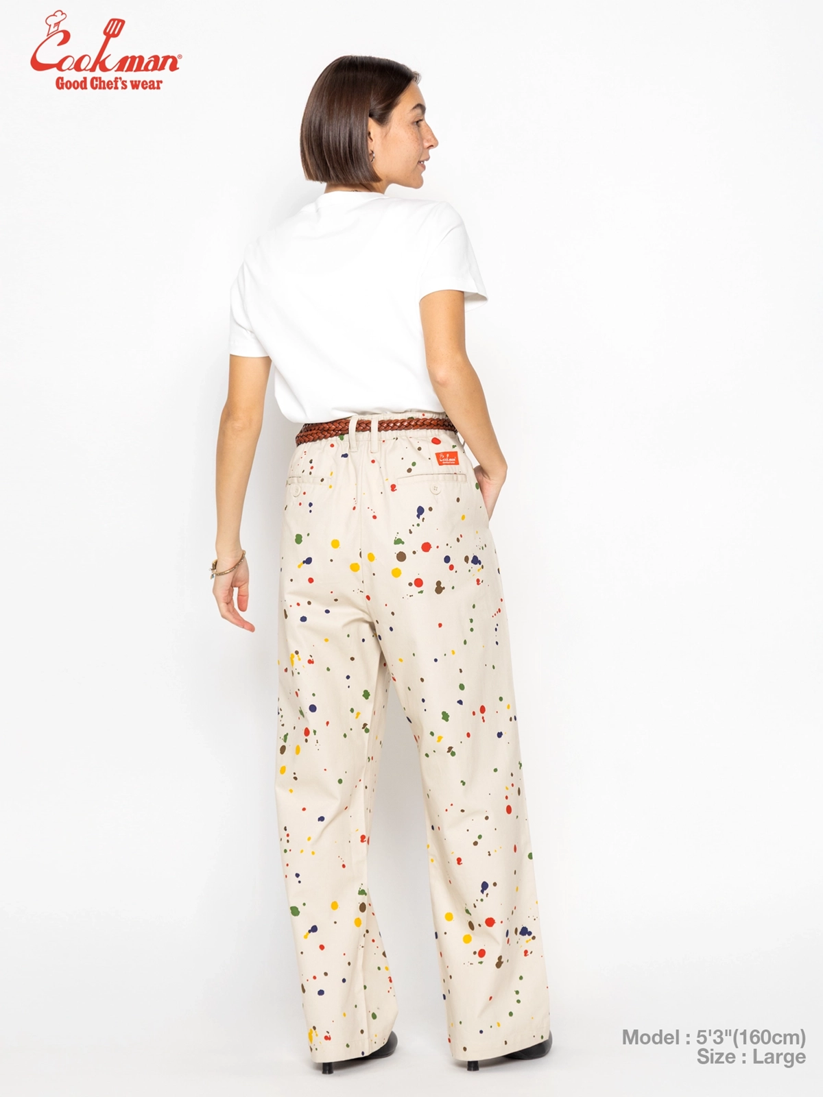 �롼�����ѥ�� Lucy Pants Sauce Splash Beige