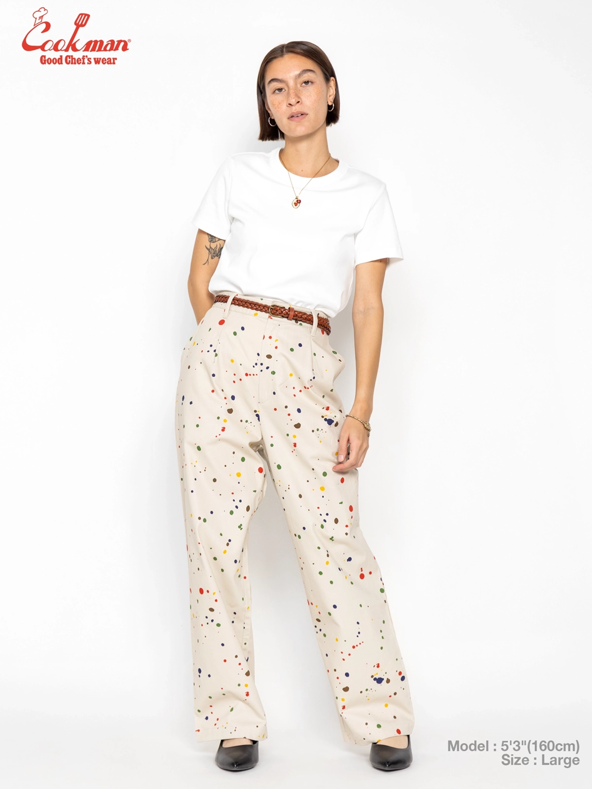 �롼�����ѥ�� Lucy Pants Sauce Splash Beige