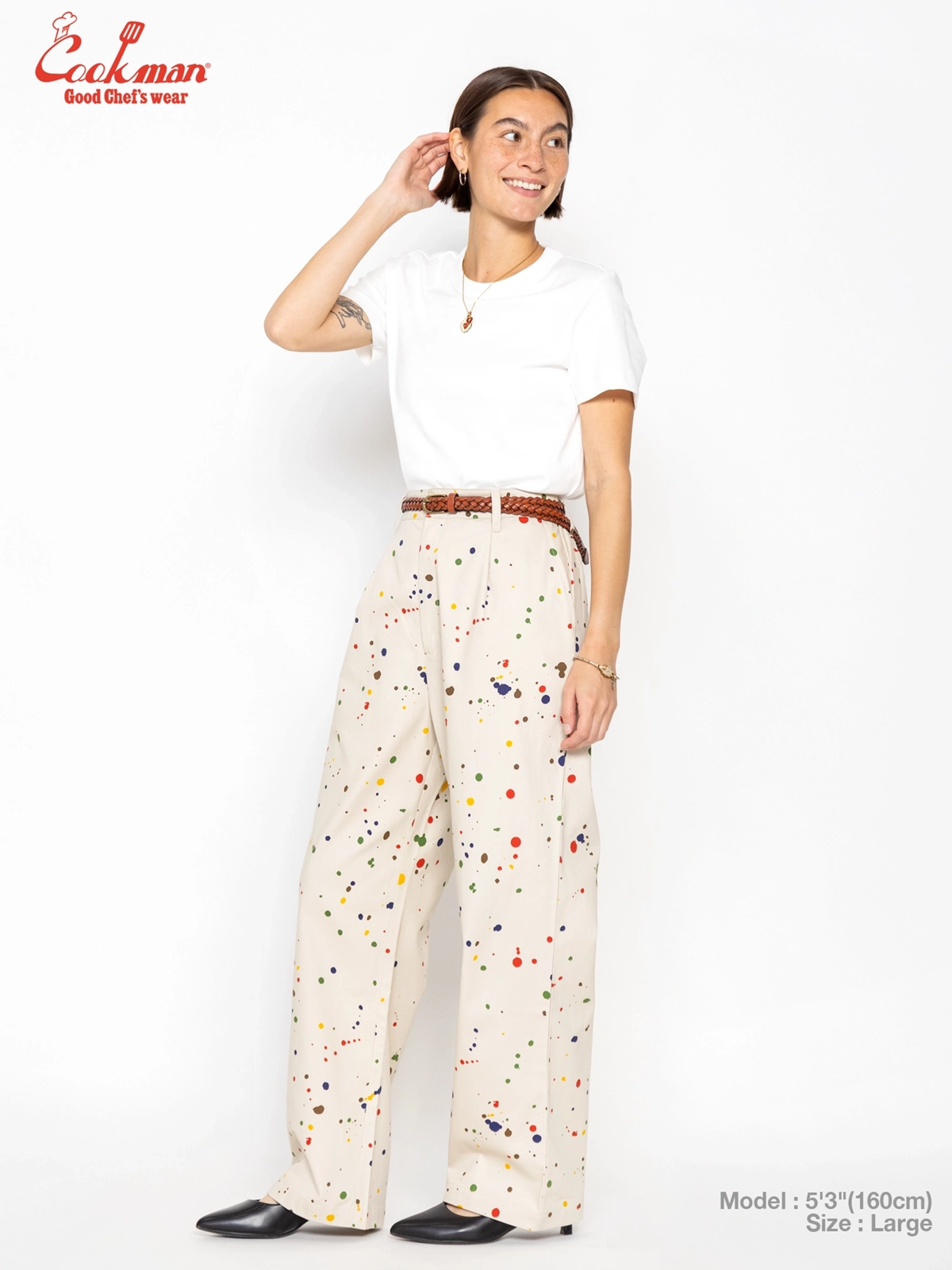 �롼�����ѥ�� Lucy Pants Sauce Splash Beige