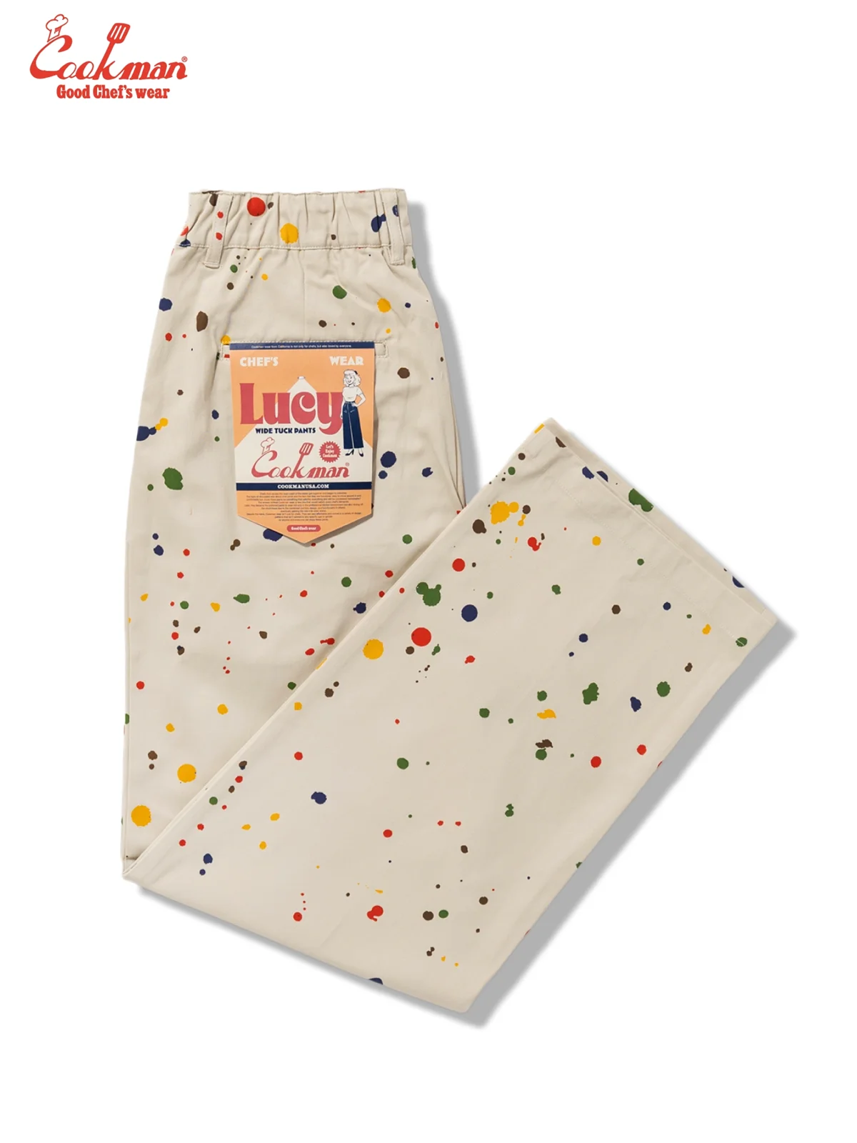 �롼�����ѥ�� Lucy Pants Sauce Splash Beige