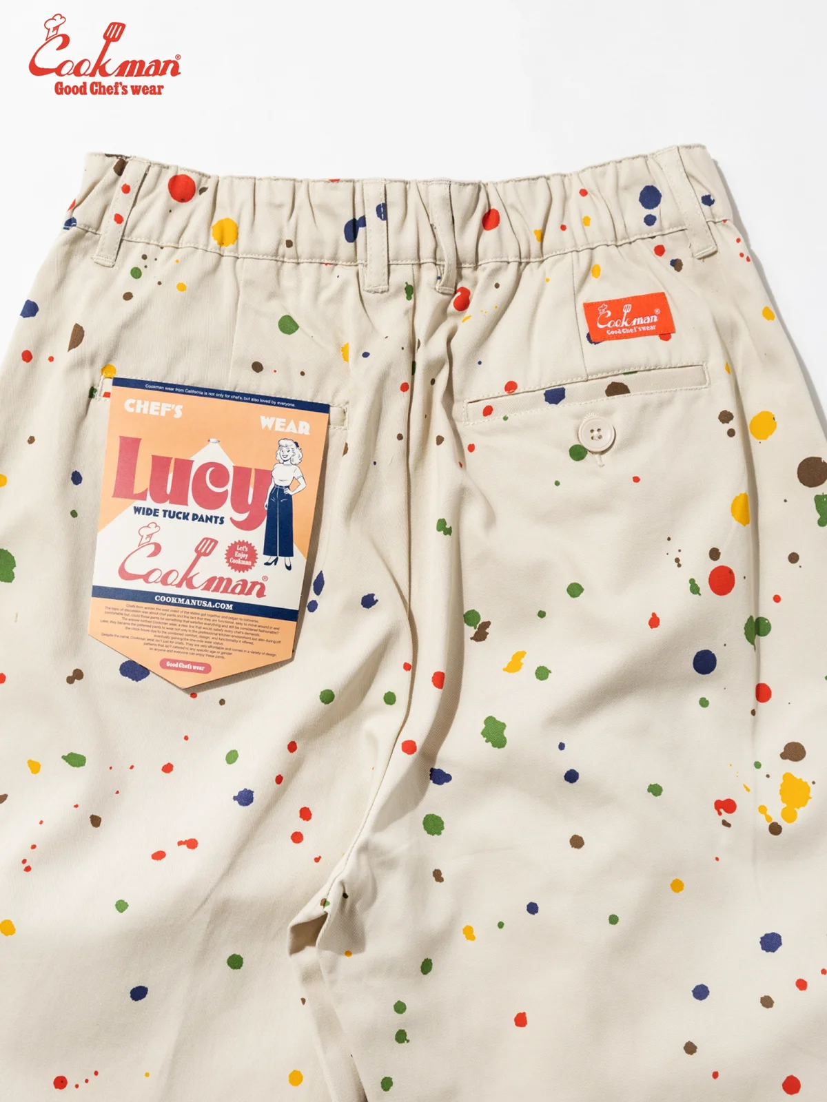 �롼�����ѥ�� Lucy Pants Sauce Splash Beige