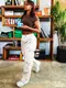 �롼�����ѥ�� Lucy Pants Sauce Splash Beige
