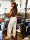 �롼�����ѥ�� Lucy Pants Sauce Splash Beige