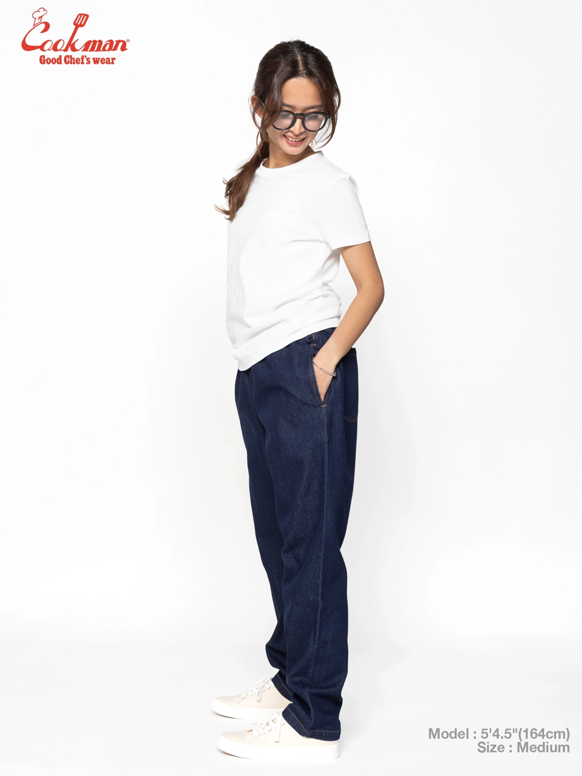 �����եѥ�� Chef Pants Denim Navy