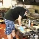 �����եѥ�� Chef Pants Short Paisley Navy