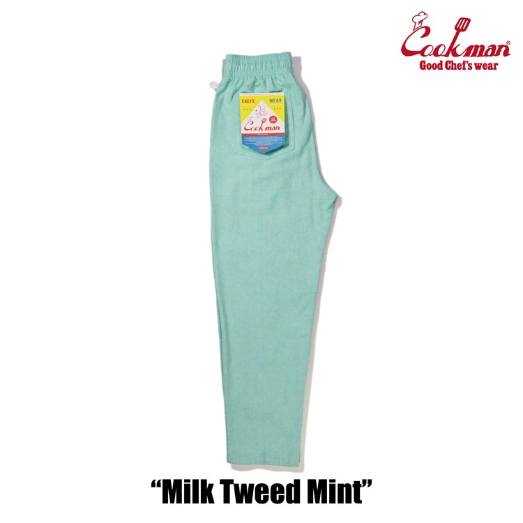 եѥ Chef Pants Milk Tweed Mint