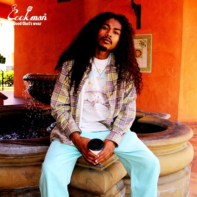 եѥ Chef Pants Milk Tweed Mint