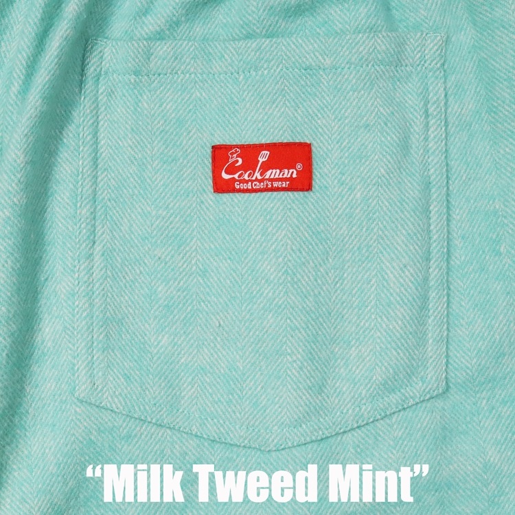 եѥ Chef Pants Milk Tweed Mint