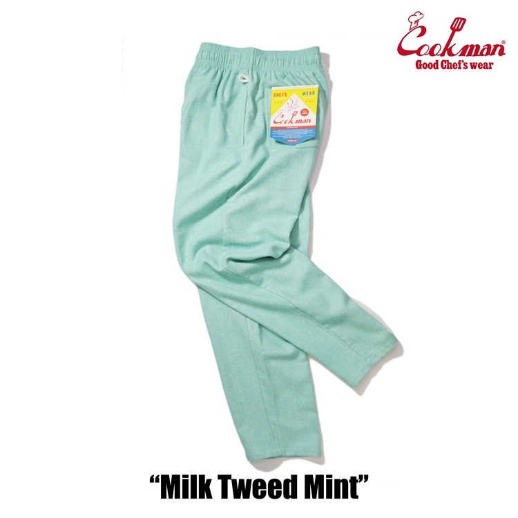 եѥ Chef Pants Milk Tweed Mint