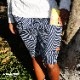 եѥ Chef Pants Short Front pocket Hickory Navy