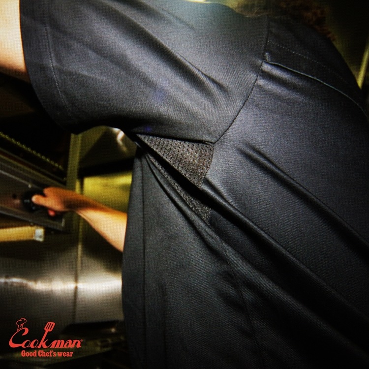 �����ե����� Chef Coat Short Sleeve Vented Black