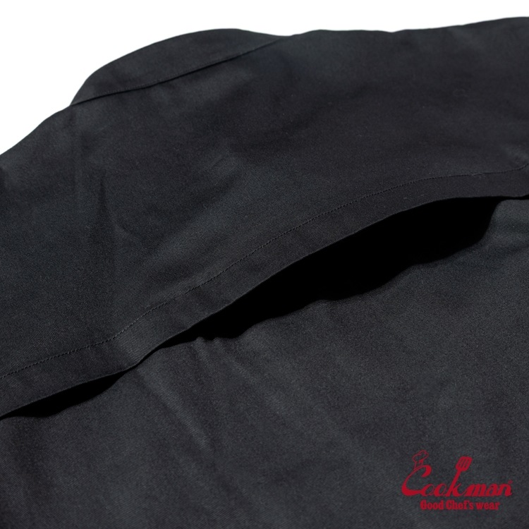 �����ե����� Chef Coat Short Sleeve Vented Black