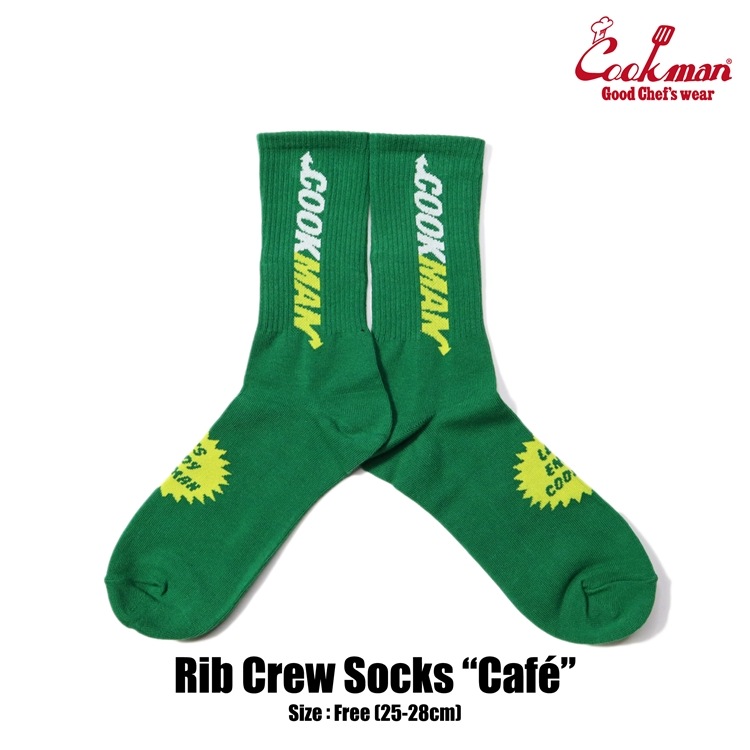 å Rib Crew Socks Cafe