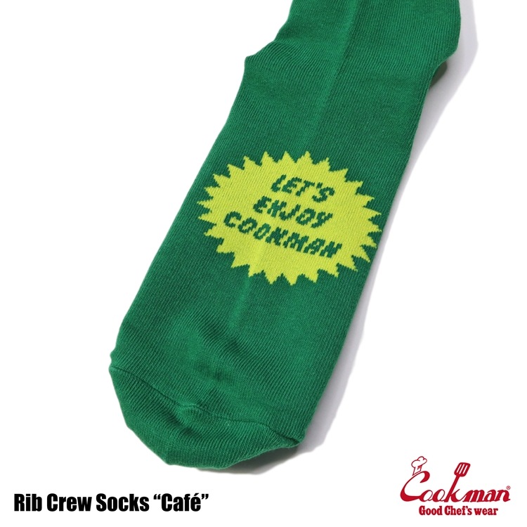 å Rib Crew Socks Cafe
